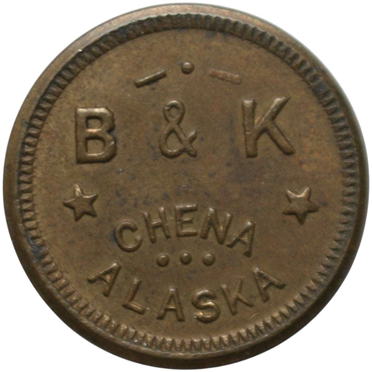 Chena, AK B & K G/F 12 1/2¢ In Trade Token