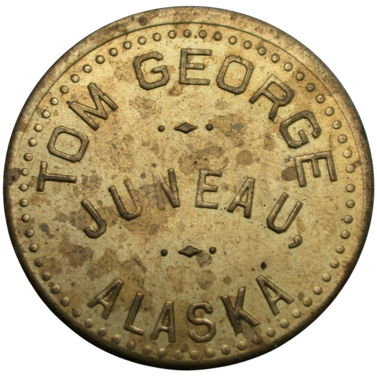 Juneau, AK Tom George G/F $1.00 In Trade Token
