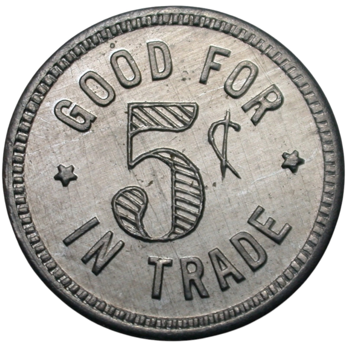 Kivalina, AK Kivalina Reindeer & Trading Co. G/F 5¢ In Trade Token