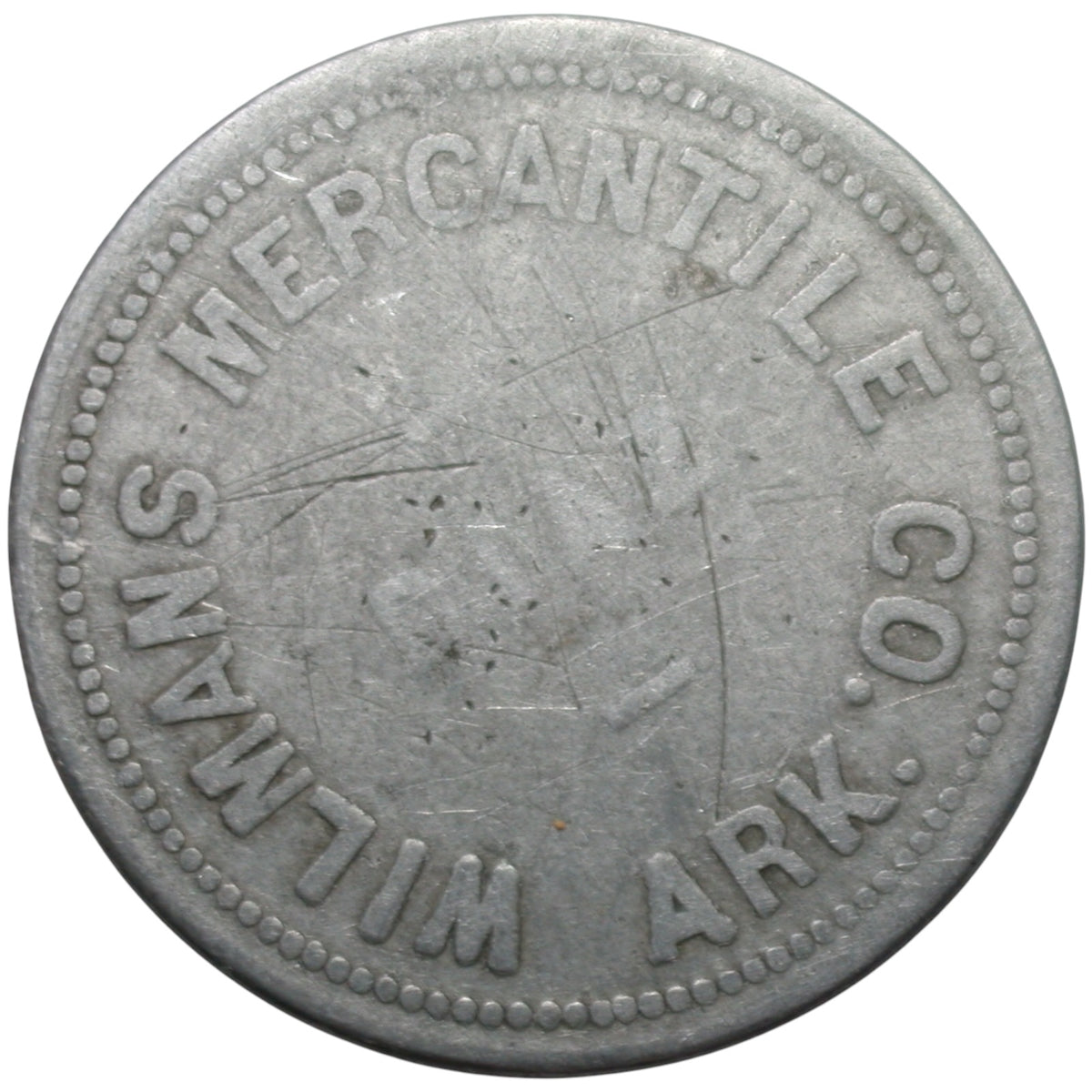 Diaz, AR Wilmans Mercantile Co G/F $1.00 In Trade Token