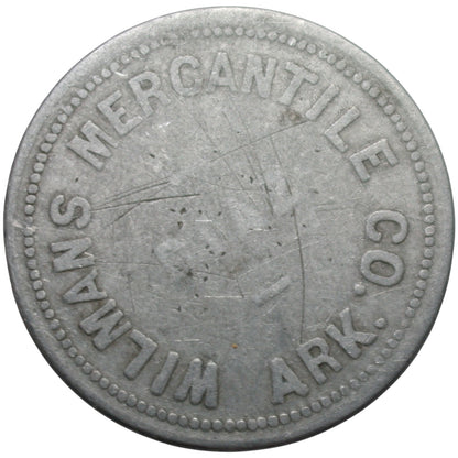 Diaz, AR Wilmans Mercantile Co G/F $1.00 In Trade Token