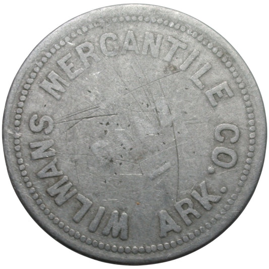 Diaz, AR Wilmans Mercantile Co G/F $1.00 In Trade Token
