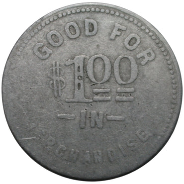 Diaz, AR Wilmans Mercantile Co G/F $1.00 In Trade Token
