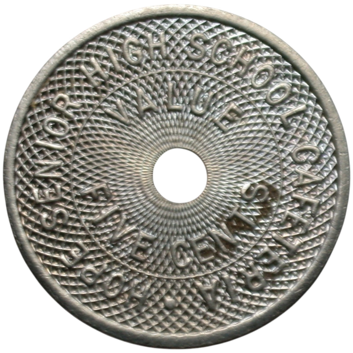 Hope, AR Hope Senior High School Cafeteria G/F 5¢ In Trade Token