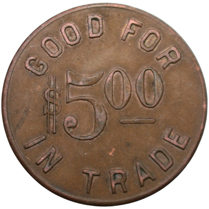 Somerset, CO Wasatch Store Company G/F $5.00 In Trade Token