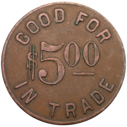 Somerset, CO Wasatch Store Company G/F $5.00 In Trade Token
