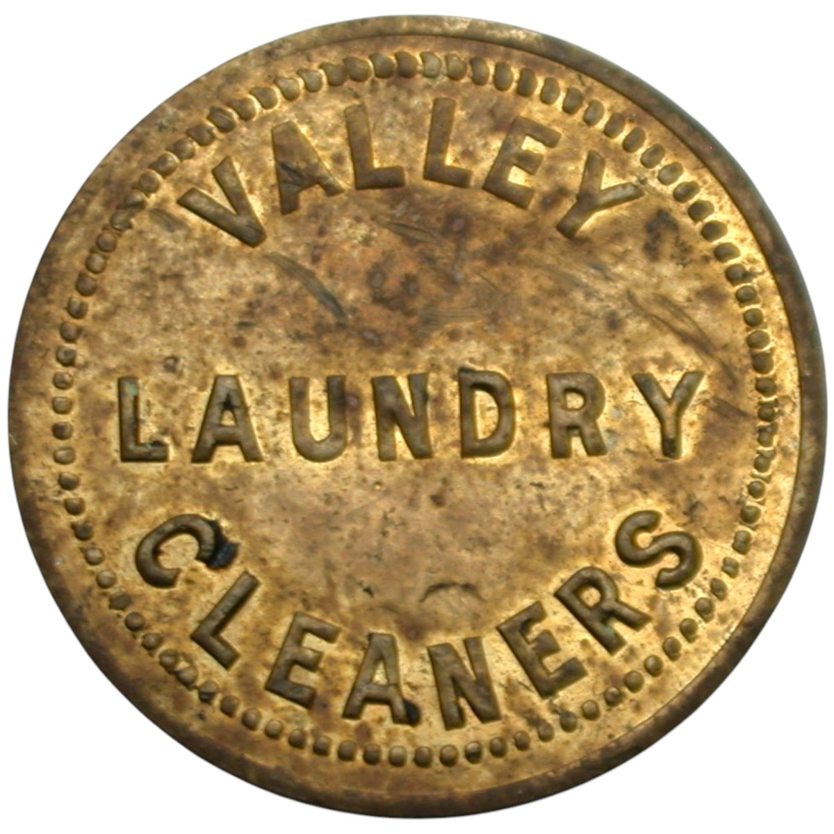 Ft. Mohave, AZ Valley Laundry Cleaners G/F 5¢ In Trade Token