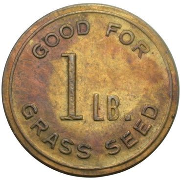 Phoenix, Arizona Squaw Peak Lawn Service G/F 1 lb. Grass Seed Token