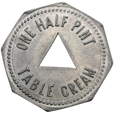 Phoenix, AZ Gold Seal Dairies, Inc. One Half Pint Table Cream Token