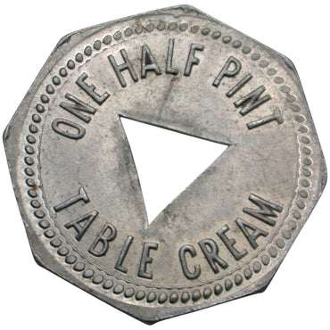 Phoenix, AZ Gold Seal Dairies, Inc. One Half Pint Table Cream Token