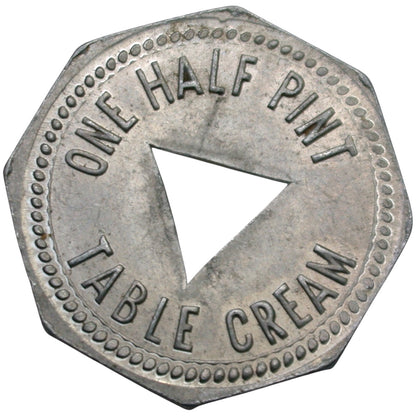 Phoenix, AZ Gold Seal Dairies, Inc. One Half Pint Table Cream Token