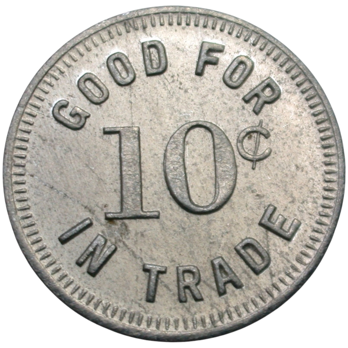 Tees Toh, AZ Tees-To Trading CO. G/F 10¢ In Trade Token