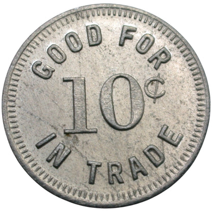 Tees Toh, AZ Tees-To Trading CO. G/F 10¢ In Trade Token