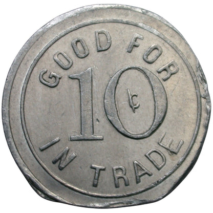 Arbuckle, CA L.E. Tolson G/F 10¢ In Trade Token