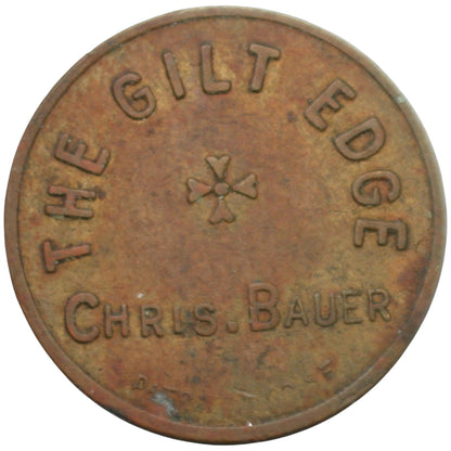 Auburn, CA The Gilt Edge Chris Bauer G/F One Drink Token