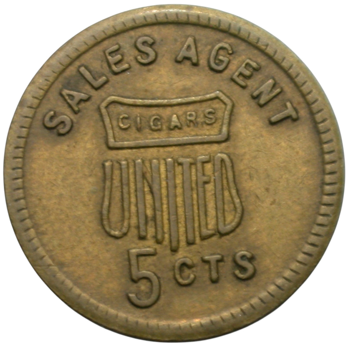 Bakersfield, CA Nelson & Metcalf Sales Agent 5 Cts Token
