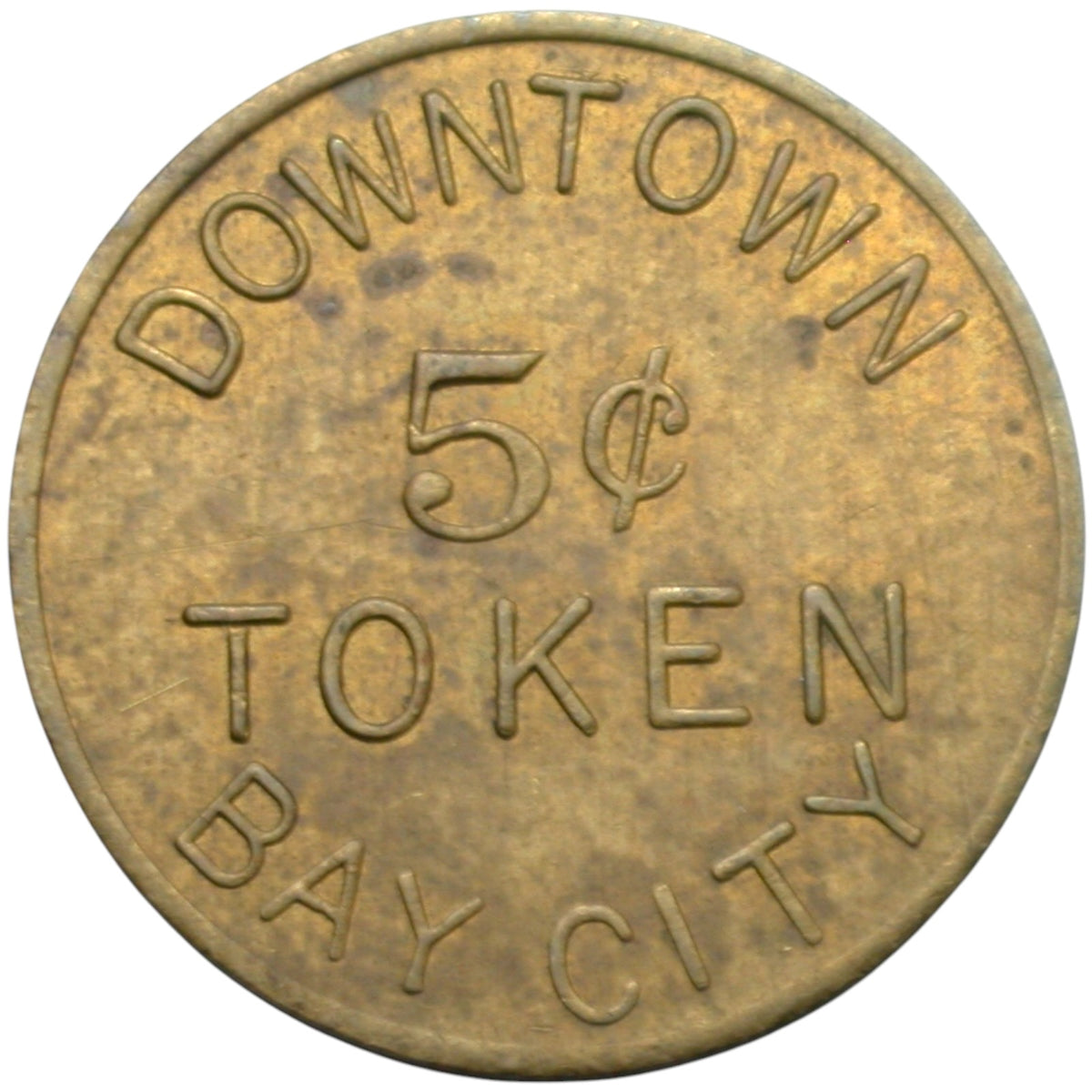 Bay City, CA Downtown 5¢ Parking Token