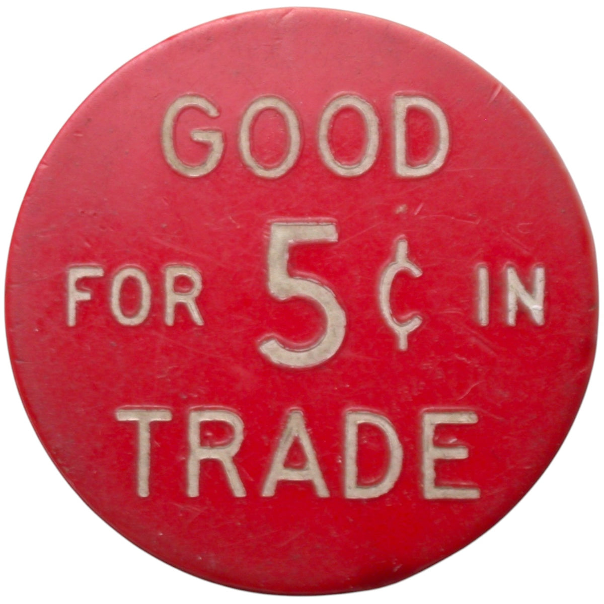 Beale AFB, CA NCO Open Mess G/F 5¢ In Trade Token