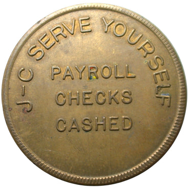 Bellflower, CA J-C Serve Yourself G/F $1.00 In Gasoline Token
