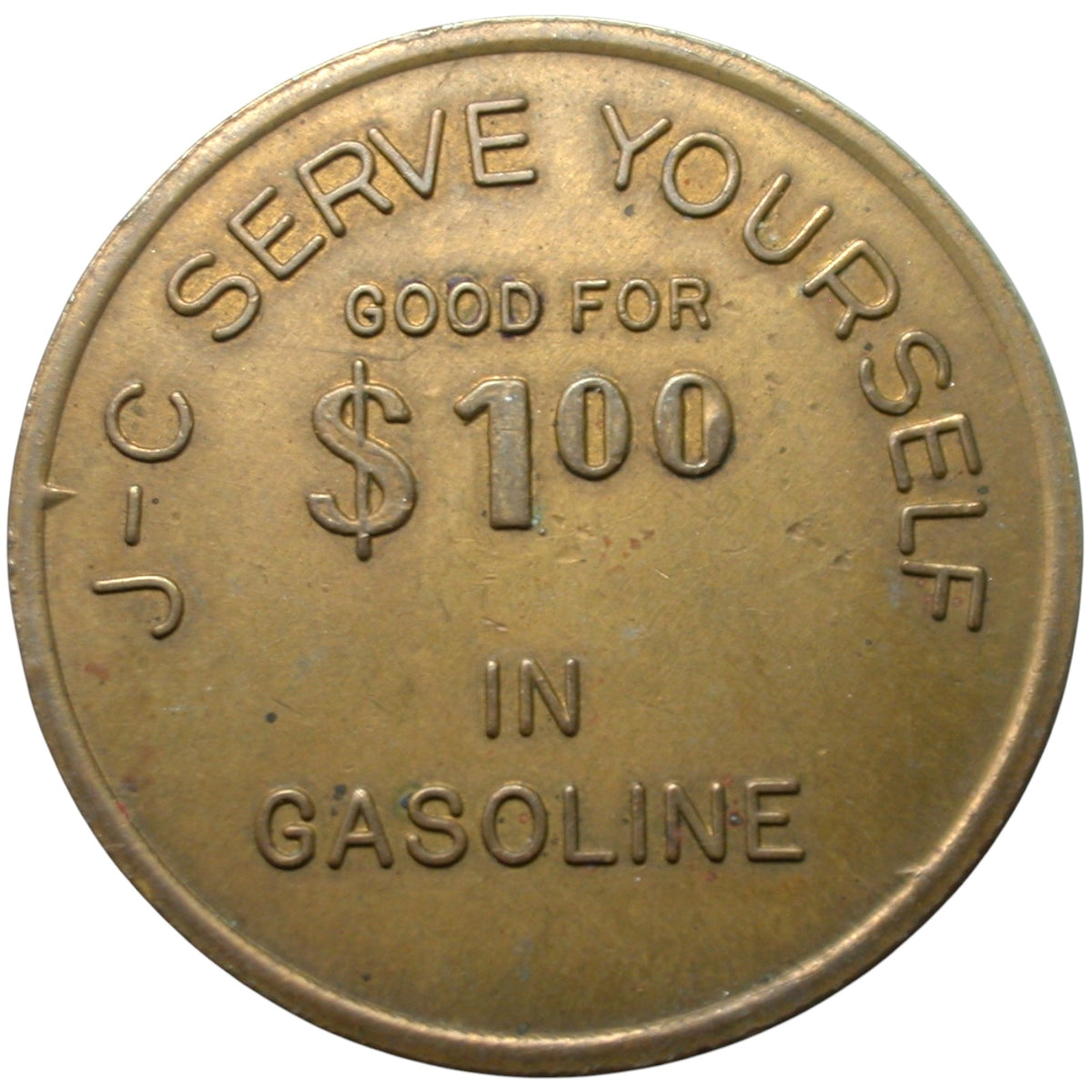 Bellflower, CA J-C Serve Yourself G/F $1.00 In Gasoline Token