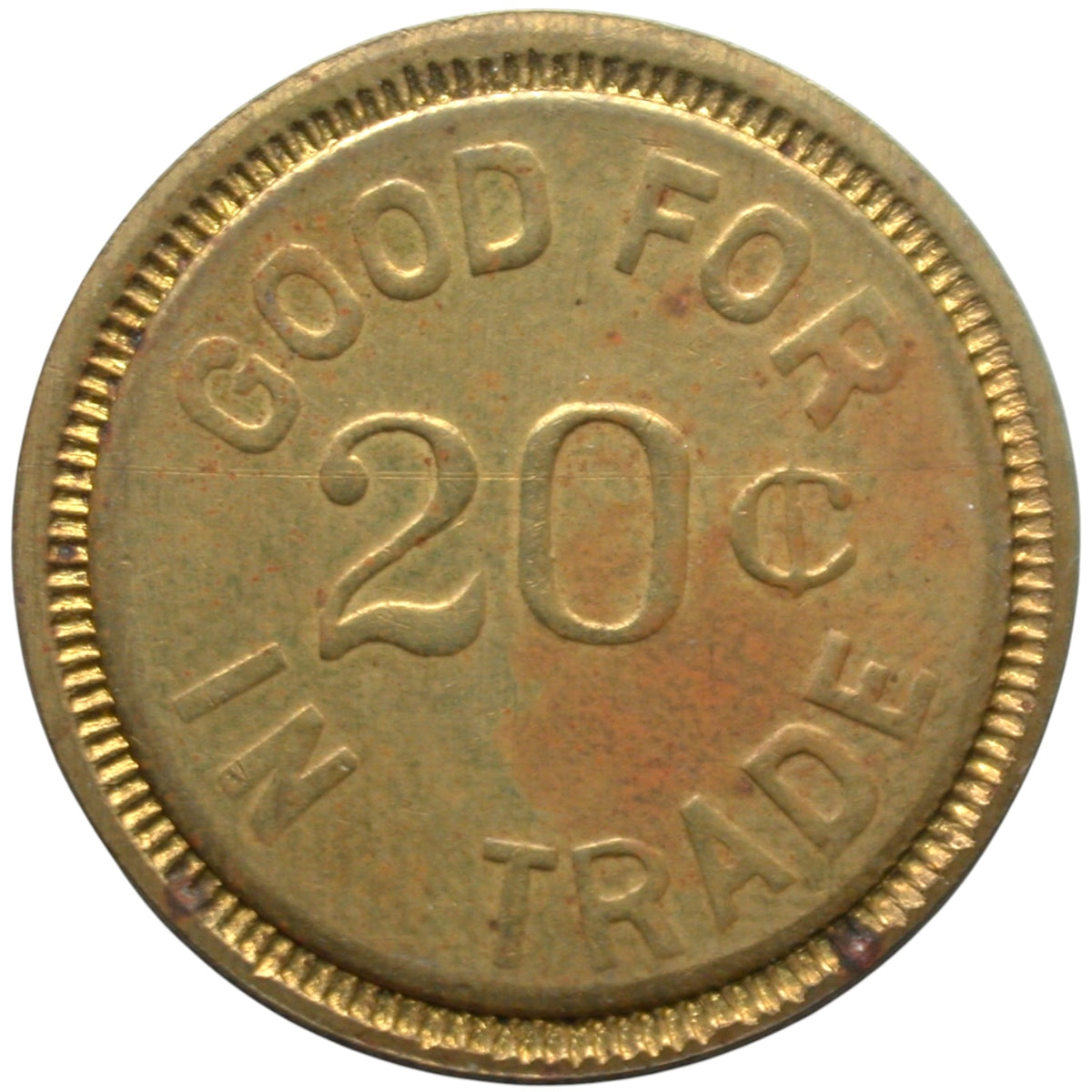 Berkeley, CA Collectors' Item Shop G/F 20¢ In Trade Token
