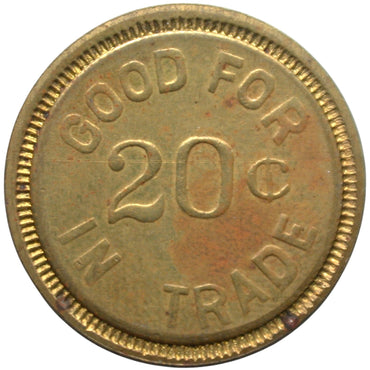Berkeley, CA Collectors' Item Shop G/F 20¢ In Trade Token