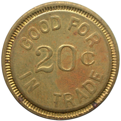 Berkeley, CA Collectors' Item Shop G/F 20¢ In Trade Token