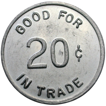 Berkeley, CA Collectors' Items Shop G/F 20¢ In Trade Token