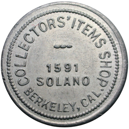 Berkeley, CA Collectors' Items Shop G/F 10¢ In Trade Token