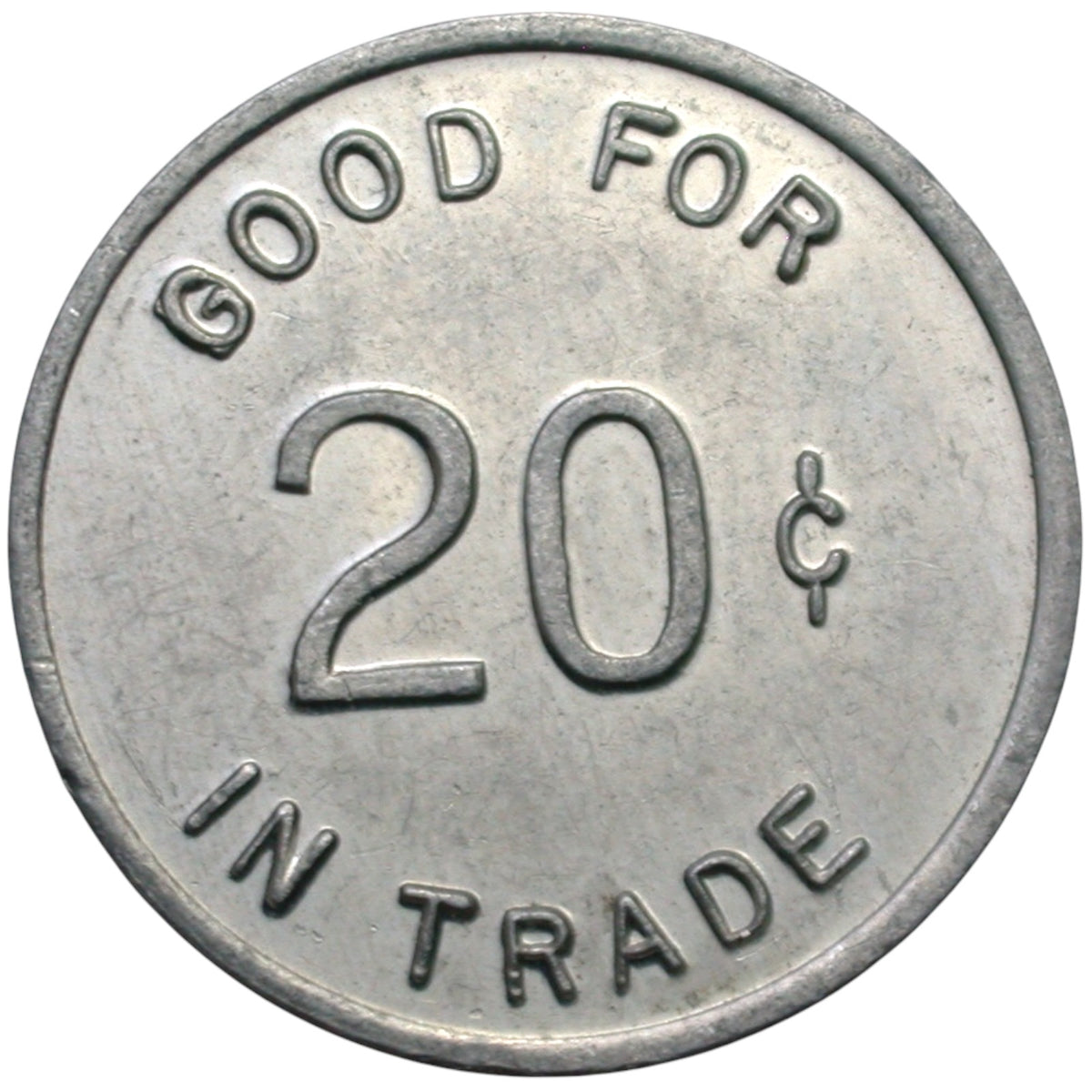 Berkeley, CA Collectors' Items Shop G/F 20¢ In Trade Token