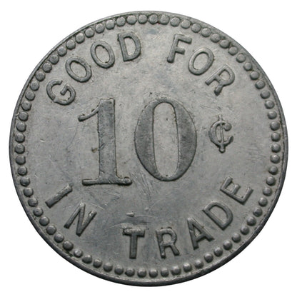 Montague, CA Carl Fletcher G/F 10¢ In Trade Token