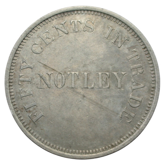 Notley Landing, CA Notley Fifty Cents In Trade Token