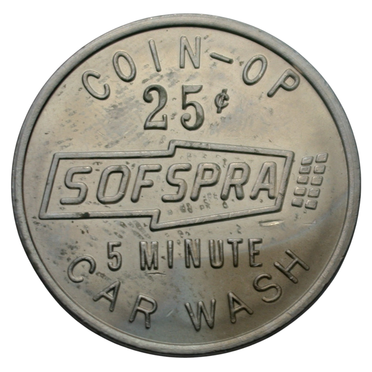 Oakland, CA Sofspra Lounts Car Wash G/F 25¢ 5 Minute Car Wash Token