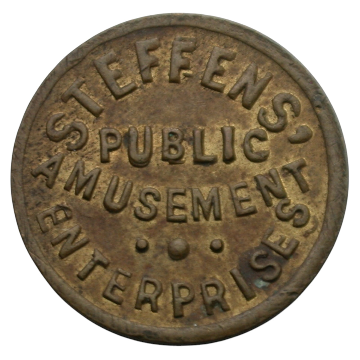 Ocean Park, CA Steffens Amusement Enterprises For 1¢ Arcade Machine Token