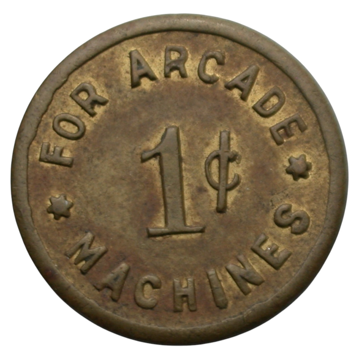 Ocean Park, CA Steffens Amusement Enterprises For 1¢ Arcade Machine Token