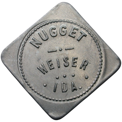Weiser, ID Nugget G/F 5¢ In Trade Token