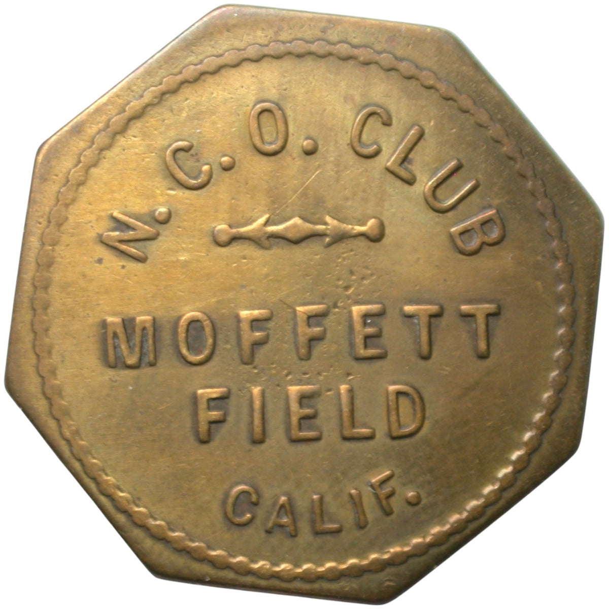 Moffett Field, CA N.C.O. Club 5 Token